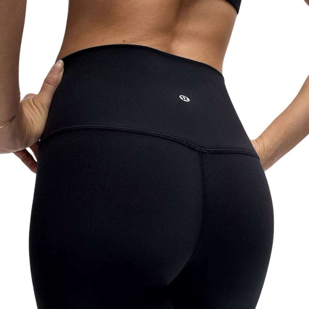 lululemon Black High Rise Crop 19” Inseam - Picture 5 of 7
